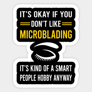 Smart People Hobby Microblading Microblade Sticker